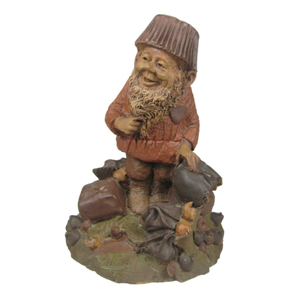 Tom Clark Gnome Figurine Sculpture Elf Chocolate Chip Vintage Resin WEAR
